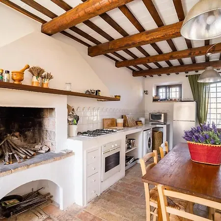 Casale Oliva In A Landscape Of Oaks, Olive E Cherry Trees *