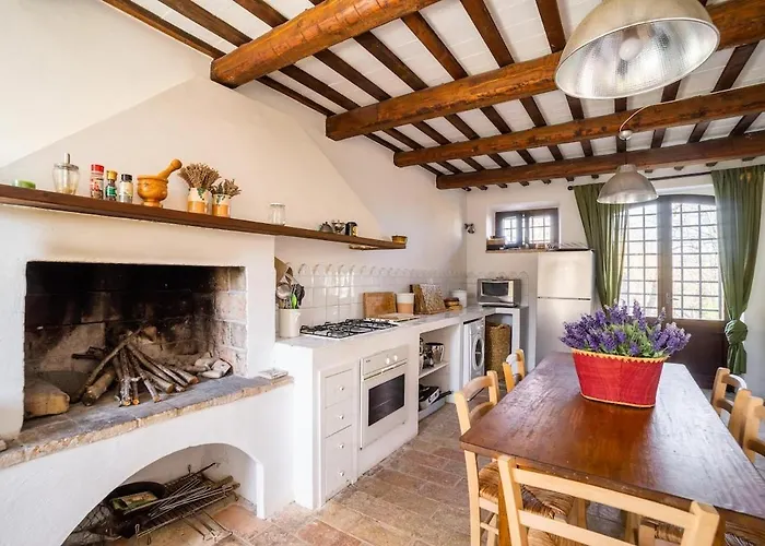 Casale Oliva In A Landscape Of Oaks, Olive E Cherry Trees *