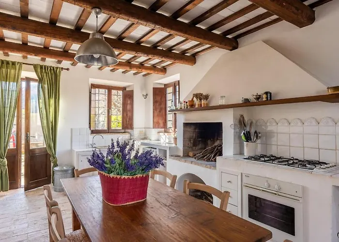 Villa Casale Oliva In A Landscape Of Oaks, Olive E Cherry Trees *